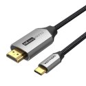 Kabel USB-C do HDMI 2m Vention CRBBH (Czarny)