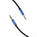 Kabel audio 3,5mm 1m Vention BAWLF Czarny