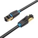 Kabel sieciowy kat.8 SFTP Vention IKABD 0,5m czarny