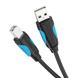 Kabel do drukarki USB 2.0 A męski do USB-B męski Vention VAS-A16-B150 1,5m czarny PVC