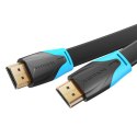 Płaski kabel HDMI 0,75m Vention VAA-B02-L075 czarny