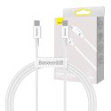 Kabel USB-C do USB-C Baseus Superior Series, 100W, 1m (biały)