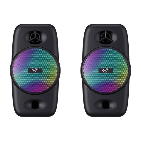 Głośniki komputerowe 2.0 Havit SK213 Bluetooth RGB