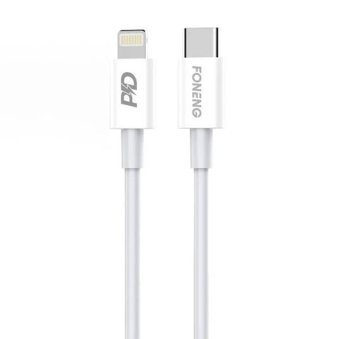 Kabel USB-C do Lightning Foneng X31, 3A, 1m (biały)