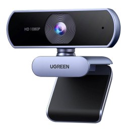 Kamera internetowa z mikrofonem Ugreen 15728 USB (srebrna)
