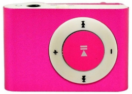 Odtwarzacz MP3 z Czytnikiem Kart microSD Różowy