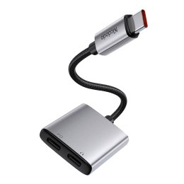 Adapter audio 2w1 USB-C do 2x USB C Mcdodo CA-5570