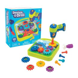 Zabawka wiertarko - wkrętarka zestaw z kołami zębatymi Learning Resources EI-4104
